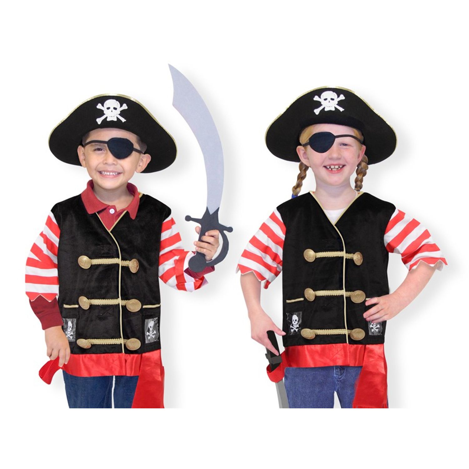 Costum carnaval copii Pirat Melissa and Doug fotografia produsului View 3 L