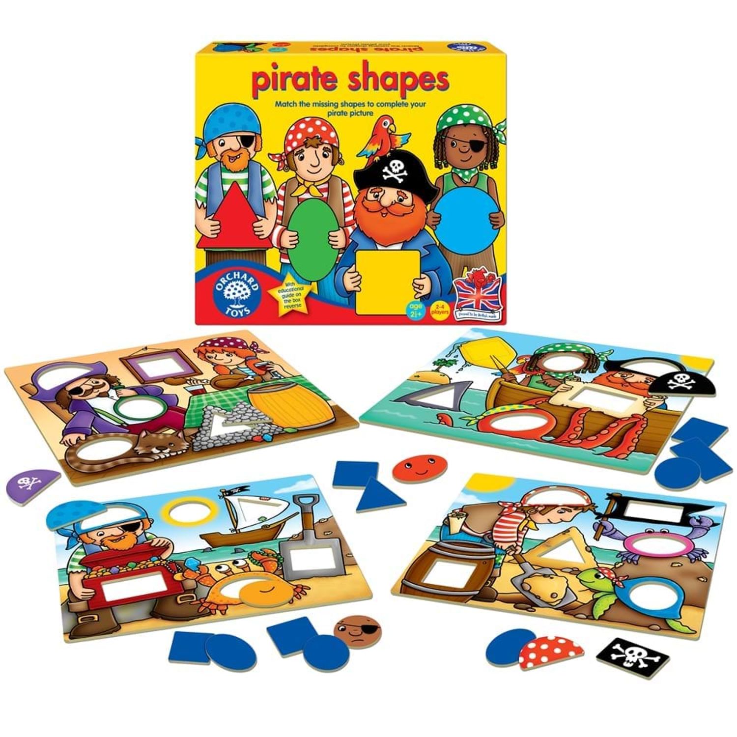 Joc educativ Formele piratilor PIRATE SHAPES fotografia produsului View 2 L