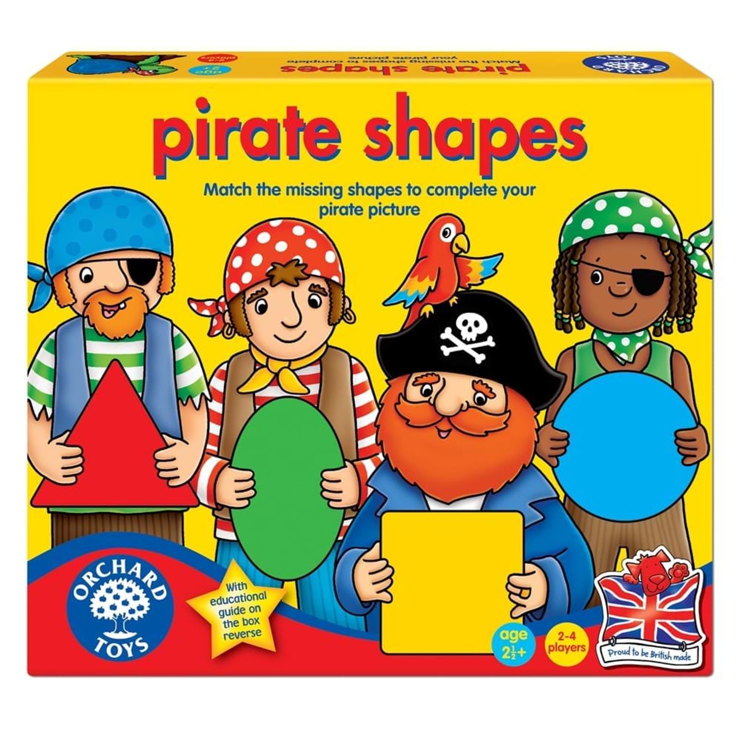 Joc educativ Formele piratilor PIRATE SHAPES fotografia produsului