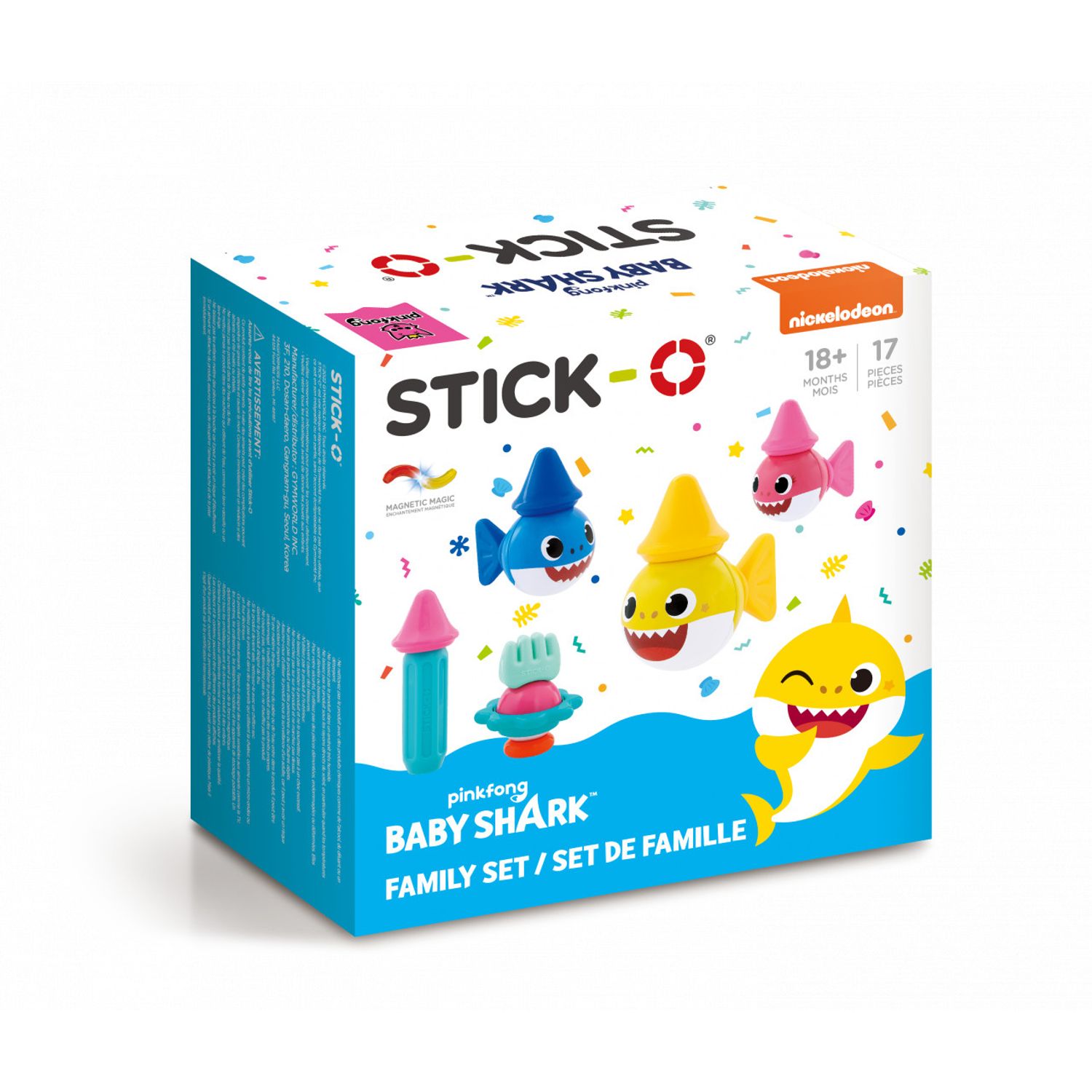 Joc cu magneti Stick-O, Baby Shark fotografia produsului