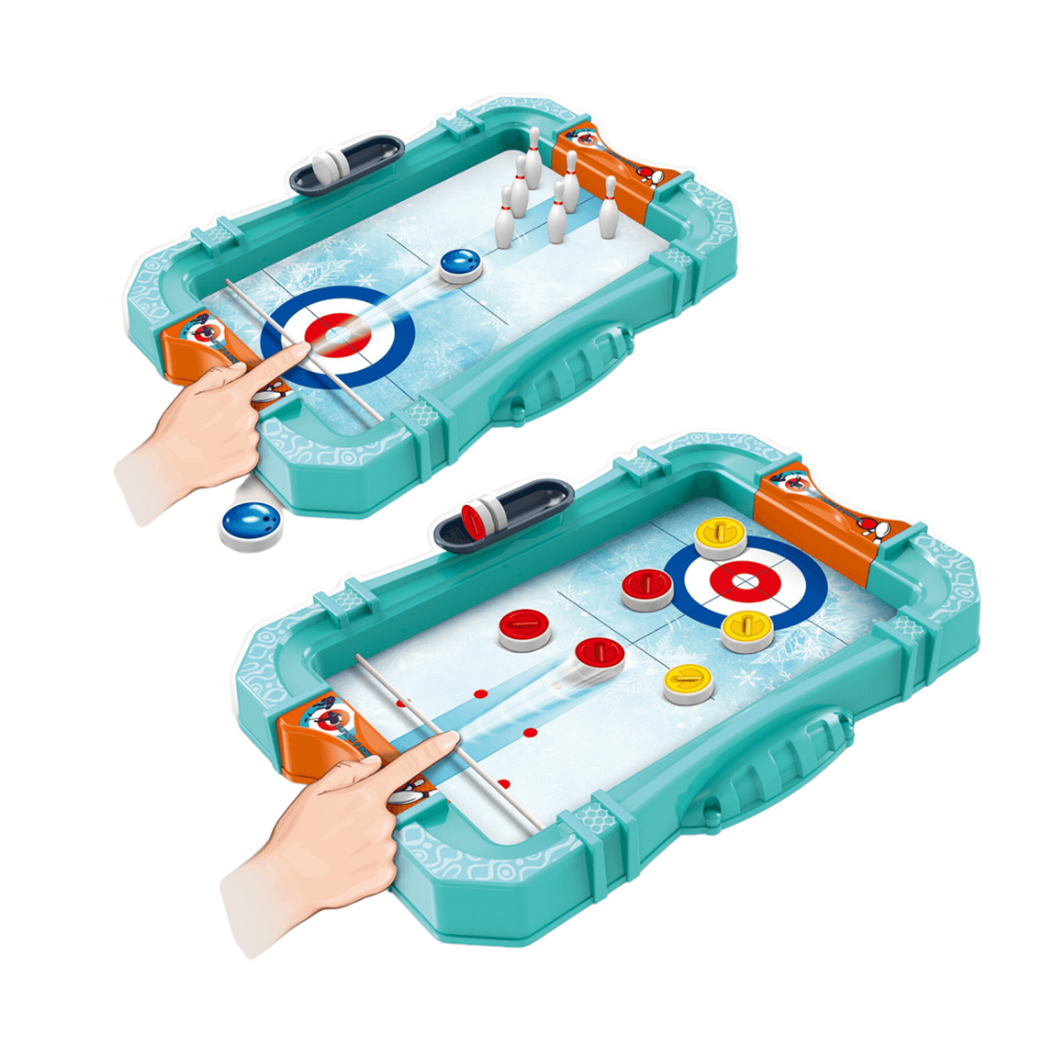 Joc 2 in 1 - Bowling  Curling fotografia produsului View 2 L