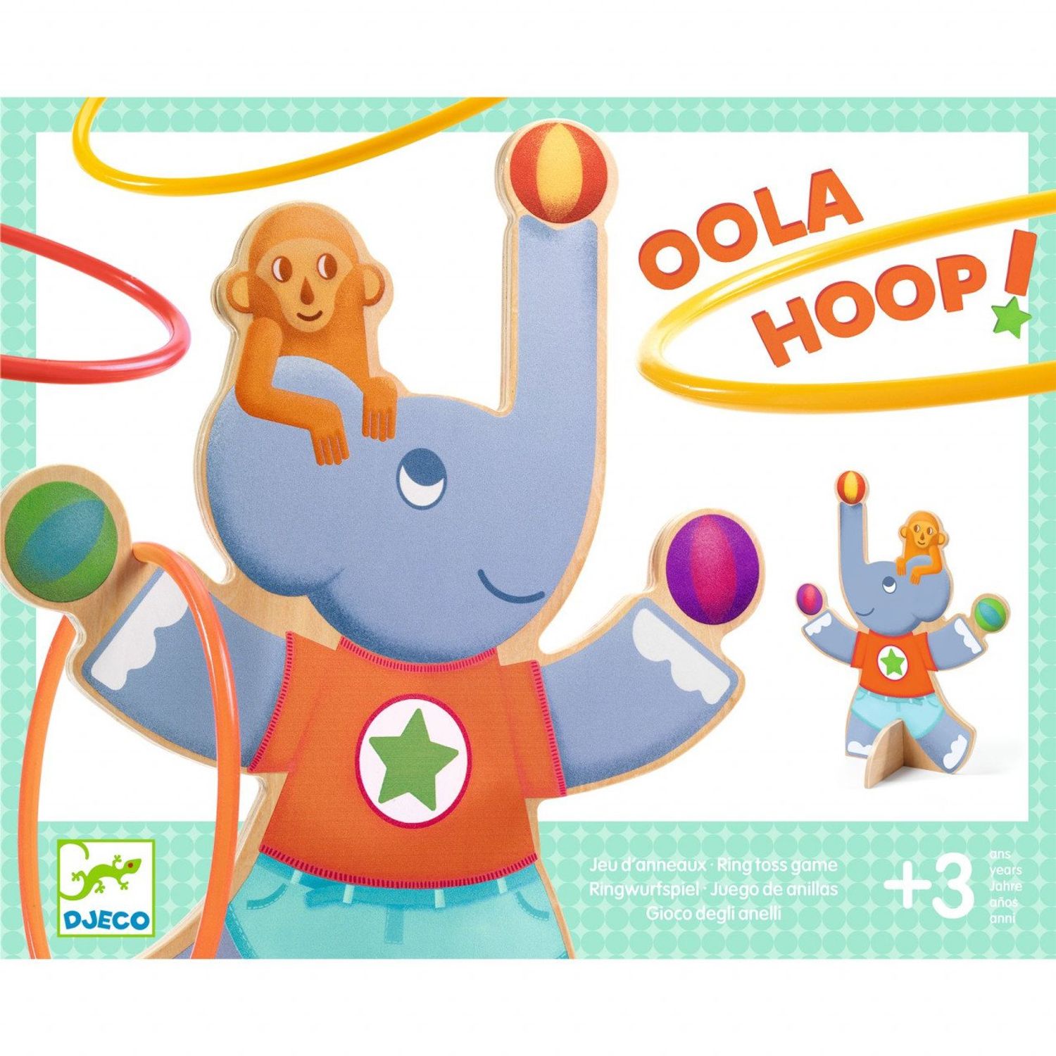 Joc cu inele, Oola Hoop Djeco fotografia produsului
