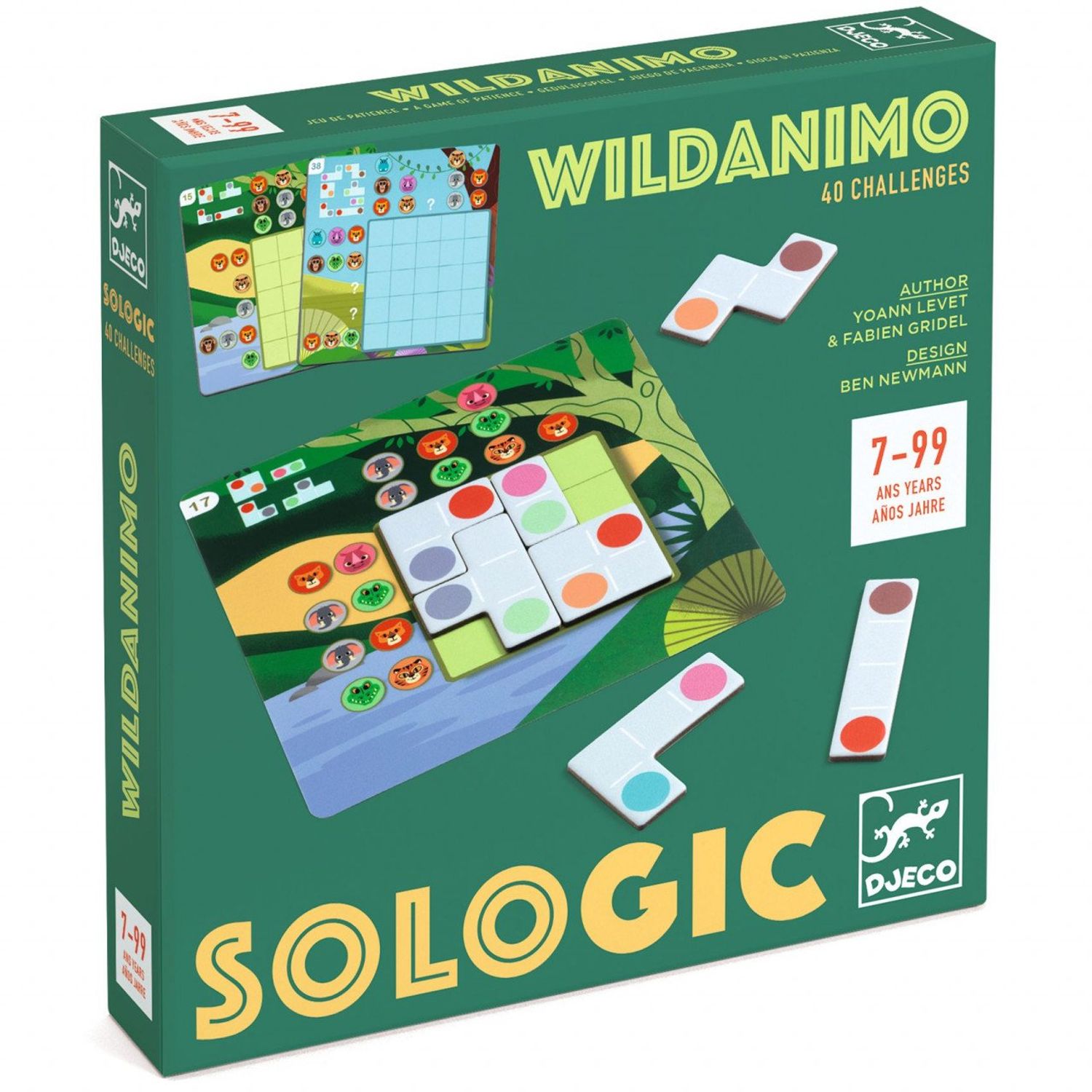 Joc de logica Animale salbatice, Djeco fotografia produsului