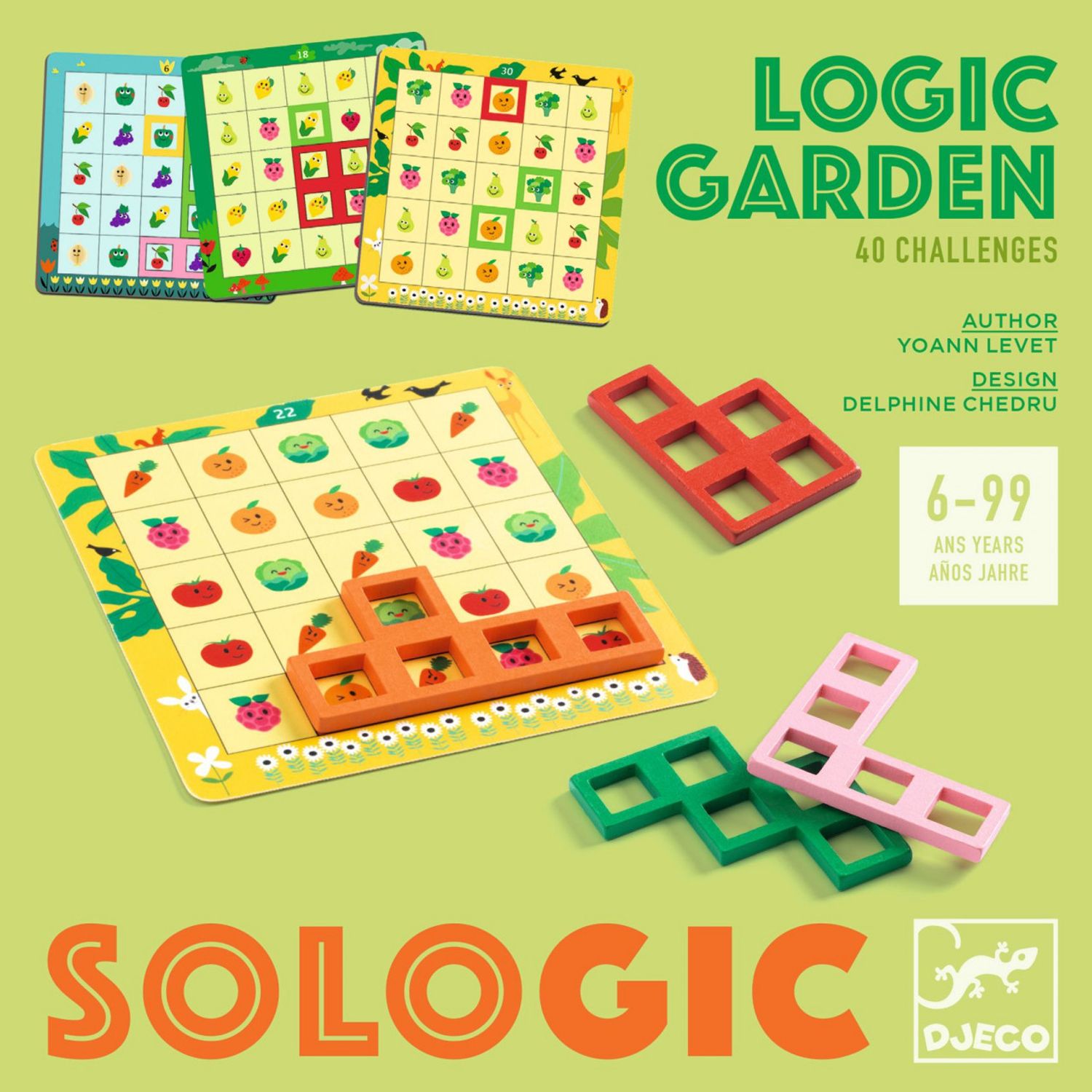 Joc de logica Logic Garden, Djeco fotografia produsului View 2 L