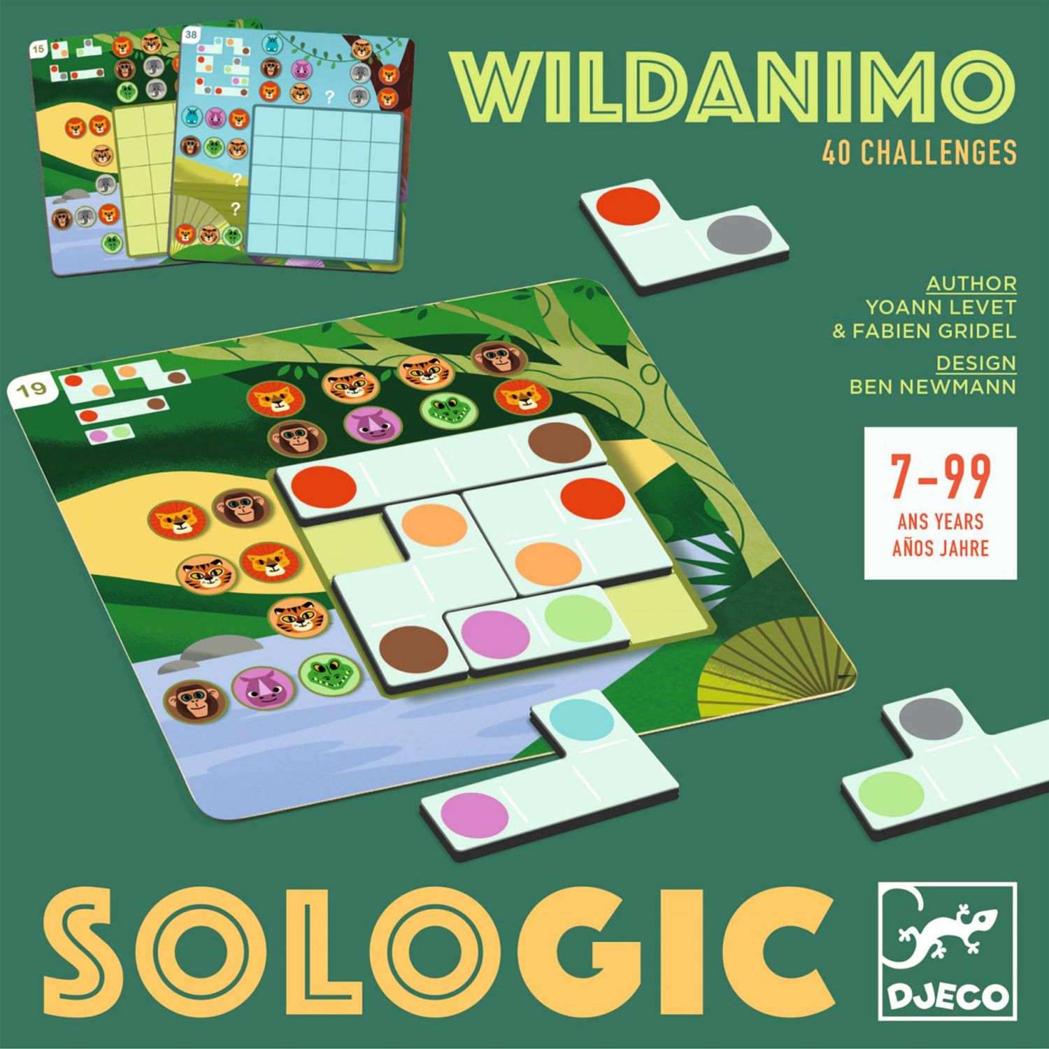 Joc de logica Animale salbatice, Djeco fotografia produsului View 3 L