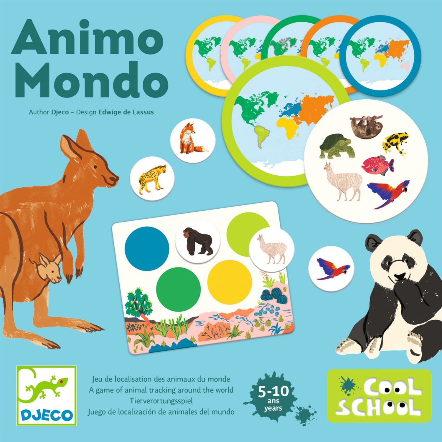 Loto Animo mondo, Djeco fotografia produsului