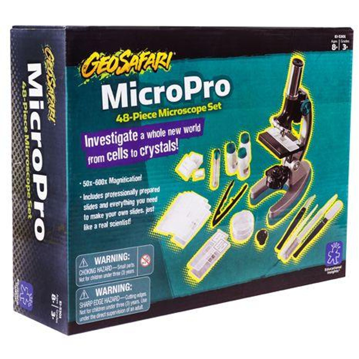 Microscop MicroPro 50x-600x - Set educativ cu 48 piese fotografia produsului View 2 L