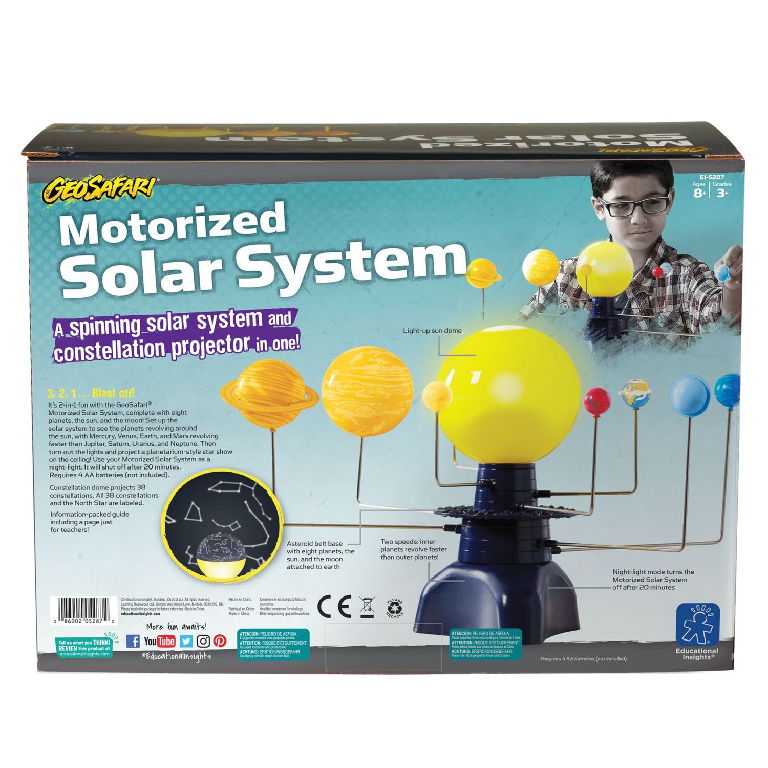 Sistem Solar Motorizat Geo Micul astronom fotografia produsului View 2 L