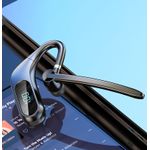 Casca Bluetooth Wireless MRG MKJ12 , Bluetooth 5.0, Handsfree, LCD, Negru fotografia produsului View 6 S
