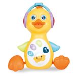 Jucarie Interactiva Rata MRG M8862A, Cu Muzica si Lumini, Miscare Liniara fotografia produsului