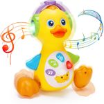 Jucarie Interactiva Rata MRG M8862A, Cu Muzica si Lumini, Miscare Liniara fotografia produsului View 2 S