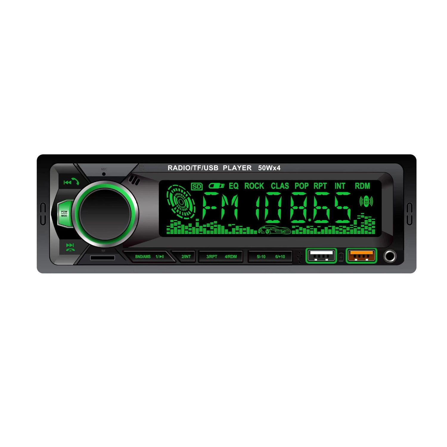 Casetofon Auto MRG M8289, Bluetooth, Telecomanda, Display LCD 7 Culori fotografia produsului