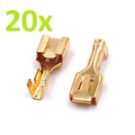 20 Buc X Papuc Mama Neizolat Plat 6.3 mm fotografia produsului