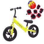 Bicicleta echilibru fara pedale pentru incepatori,  2-5 ani, Galben, Echipament fotografia produsului