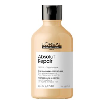 L`Oréal Professionnel Sampon L`Oreal Professionnel Serie Expert Absolut Repair Gold Quinoa & Protein, Par uscat/deteriorat, 300 ml