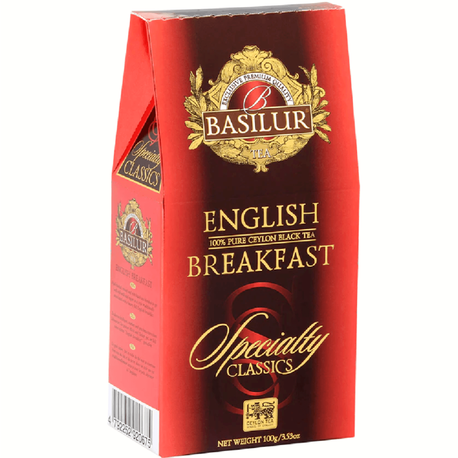 Ceai negru ceylon Specialty Classics english breakfast refill 100g - BASILUR fotografia produsului