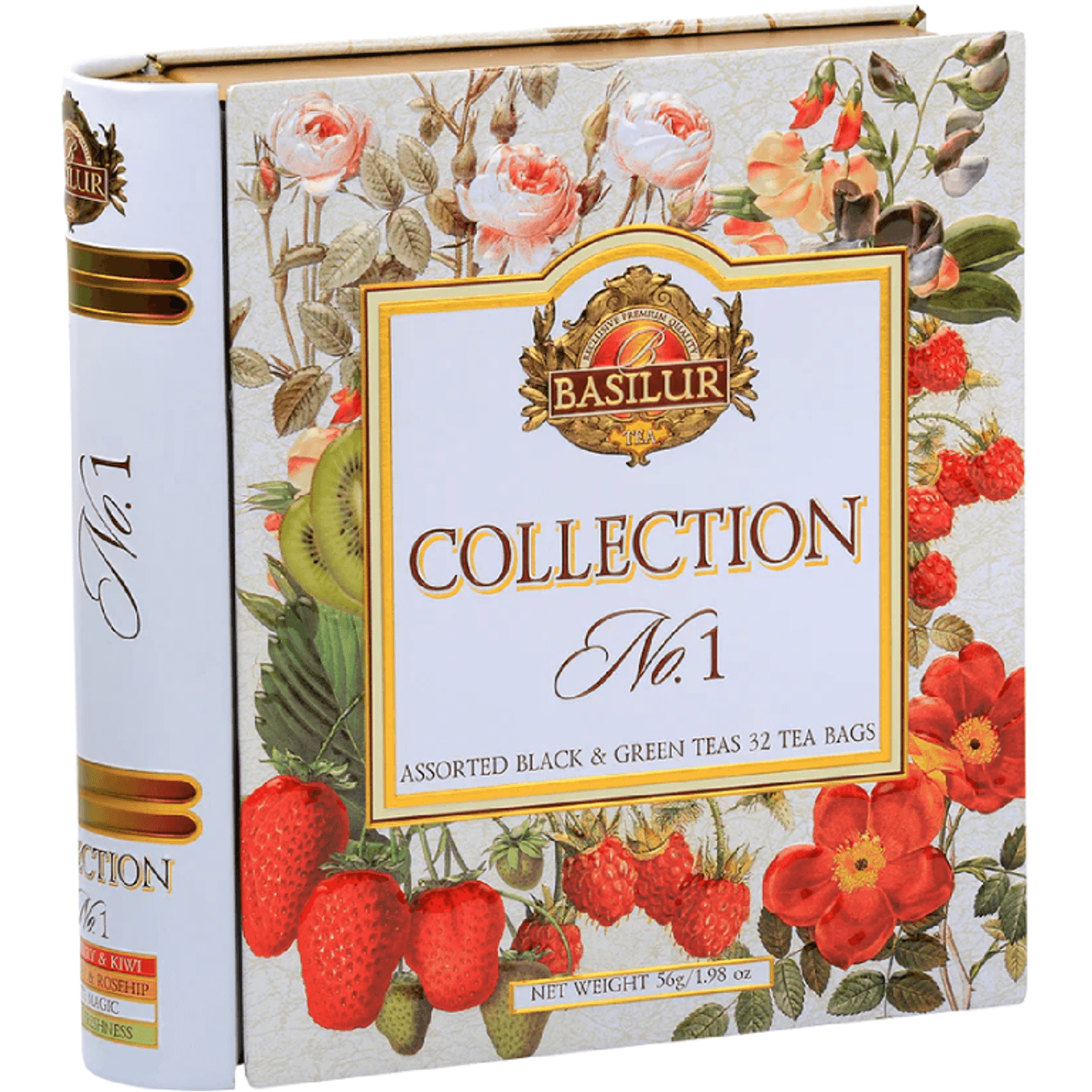 Ceai negru/verde Collection nr1 asortat 4sort carte 32dz - BASILUR fotografia produsului