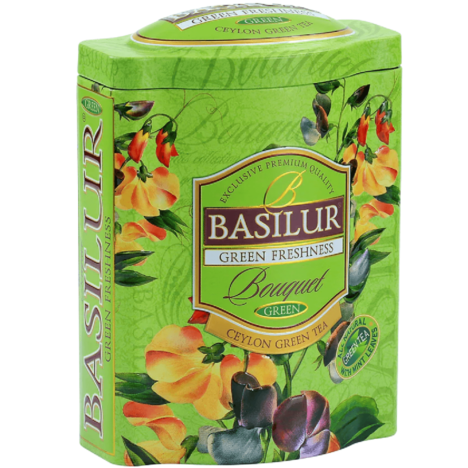 Ceai verde ceylon Bouquet green freshness cutie 100g - BASILUR fotografia produsului