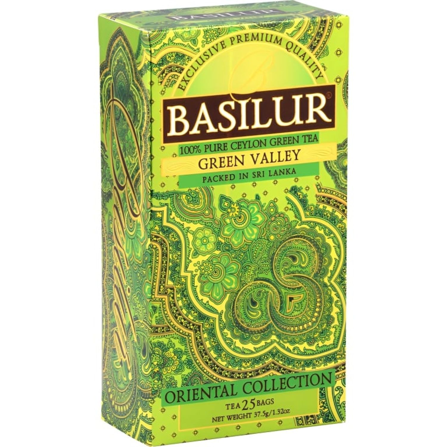 Ceai verde ceylon Oriental green valley 25dz - BASILUR fotografia produsului