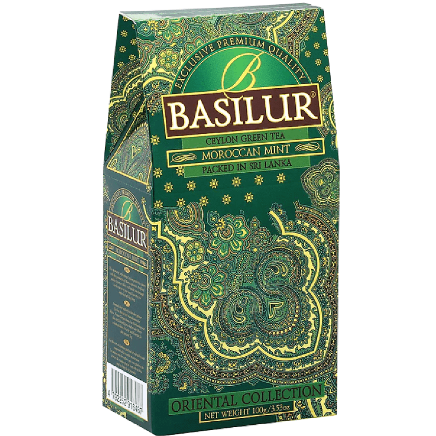 Ceai verde ceylon Oriental moroccan mint refill 100g - BASILUR fotografia produsului