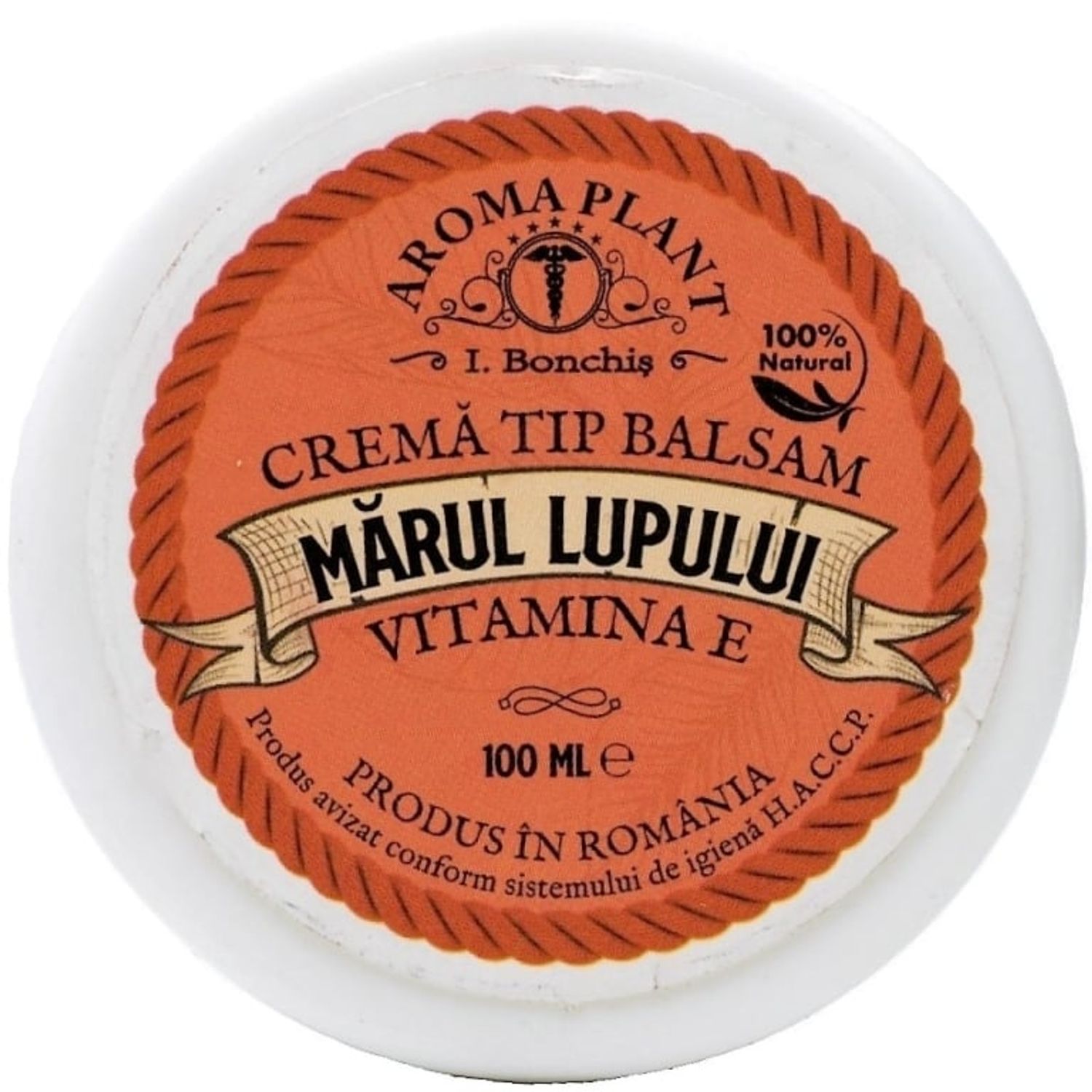 Crema balsam marul lupului vitamina E 100ml - BONCHIS fotografia produsului