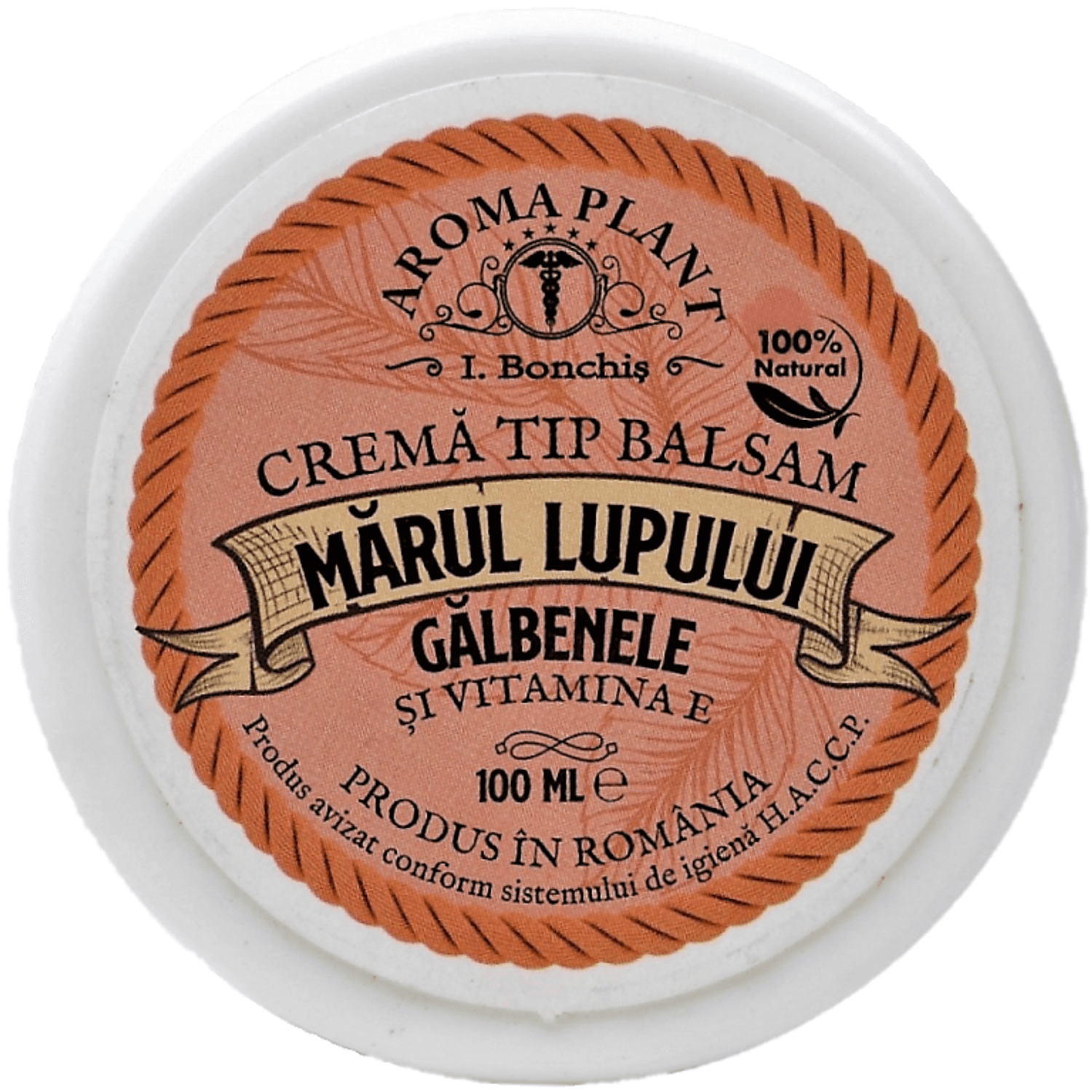 Crema balsam marul lupului galbenele 100ml - BONCHIS fotografia produsului