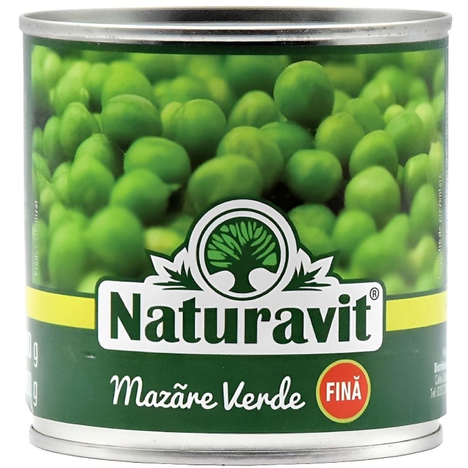 Conserva mazare verde boabe 425ml - NATURAVIT fotografia produsului
