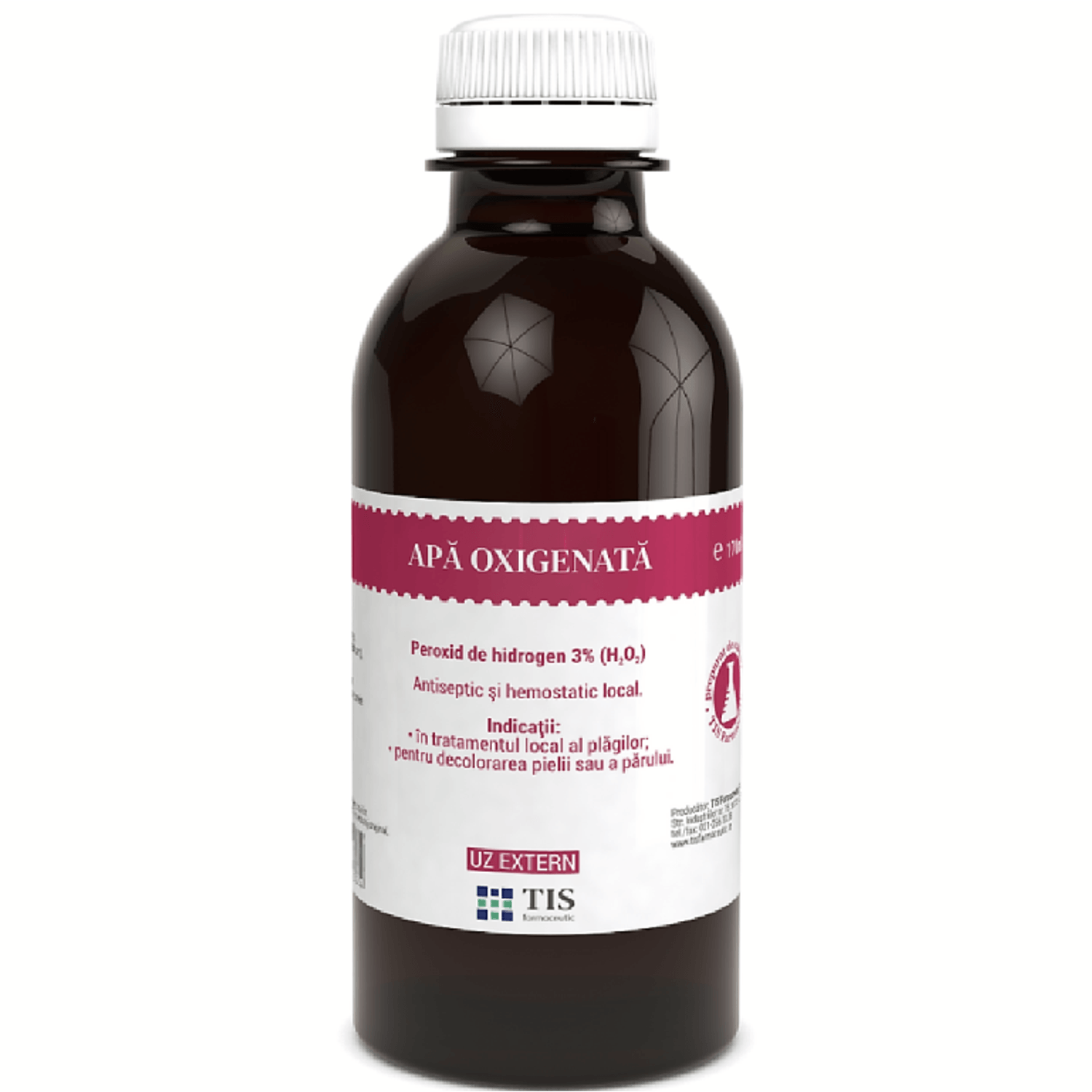 Apa oxigenata 3% 170ml - TIS fotografia produsului