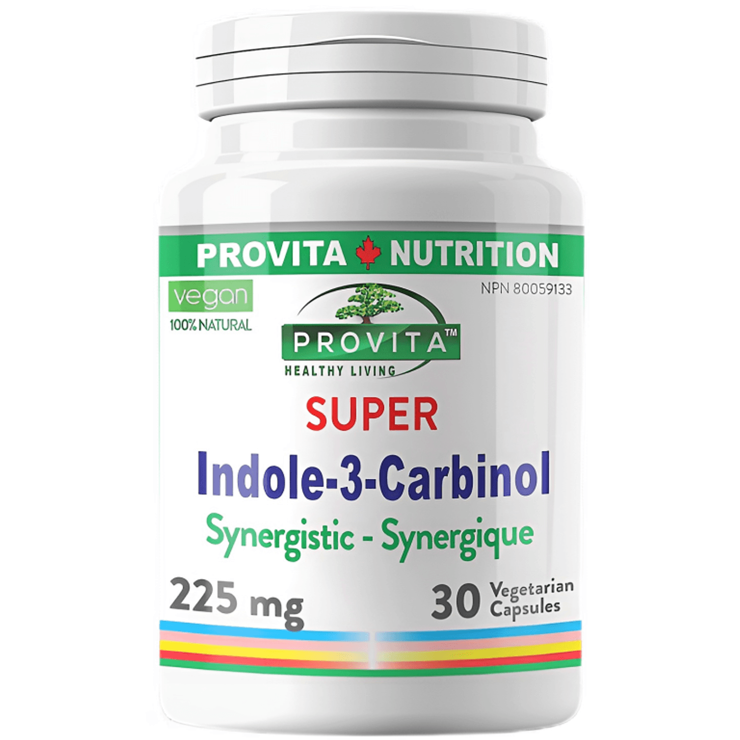 Indole 3 Carbinol 225mg Synergistic 30cps - PROVITA NUTRITION fotografia produsului