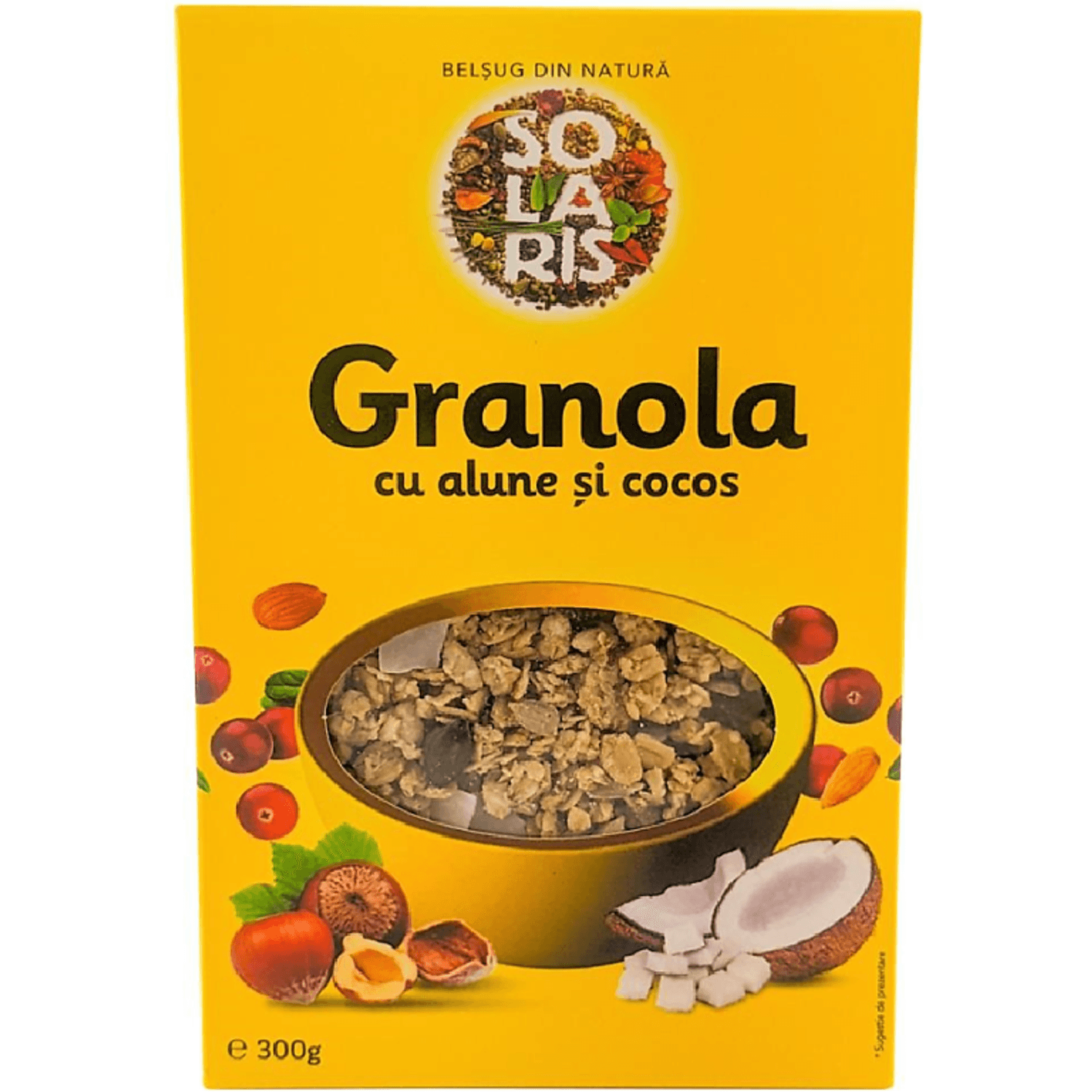Granola alune cocos 300g - SOLARIS fotografia produsului