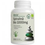 Spirulina 1000mg bio 100cp - ALEVIA fotografia produsului