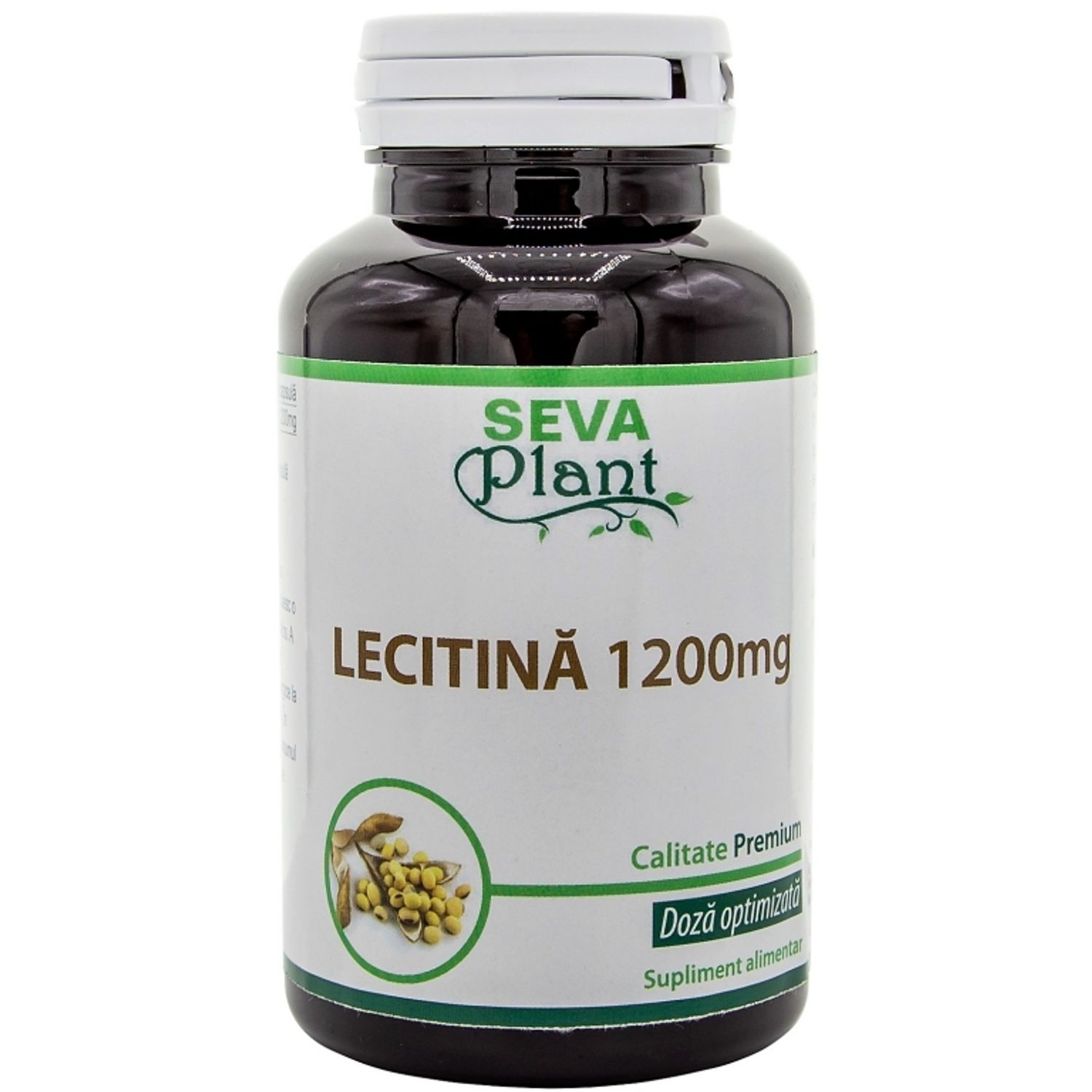 Lecitina 1200mg 60cps - SEVA PLANT fotografia produsului