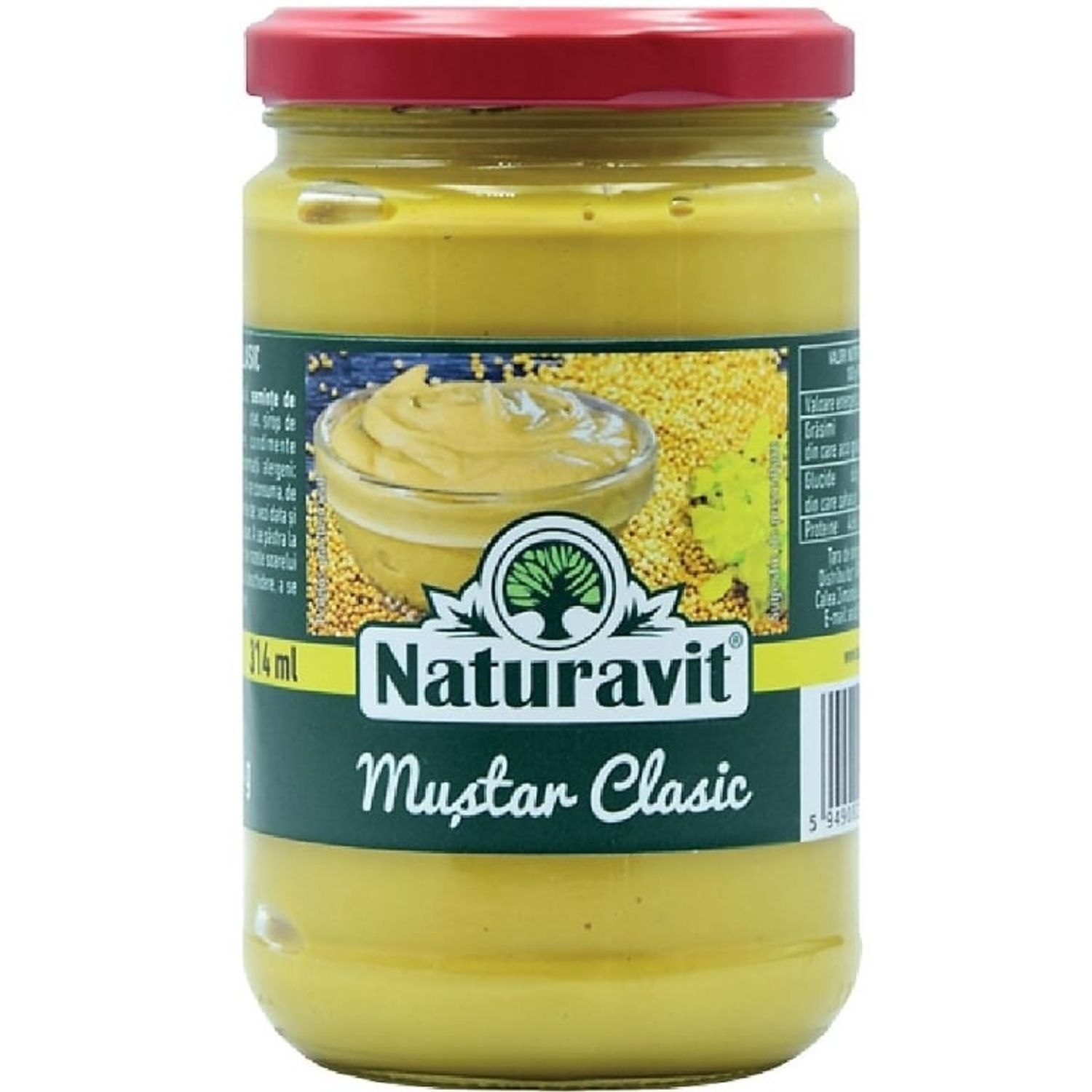 Mustar clasic 300g - NATURAVIT fotografia produsului