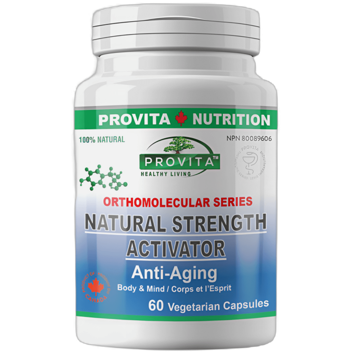 Natural strength activator AntiAging 60cps - PROVITA NUTRITION fotografia produsului