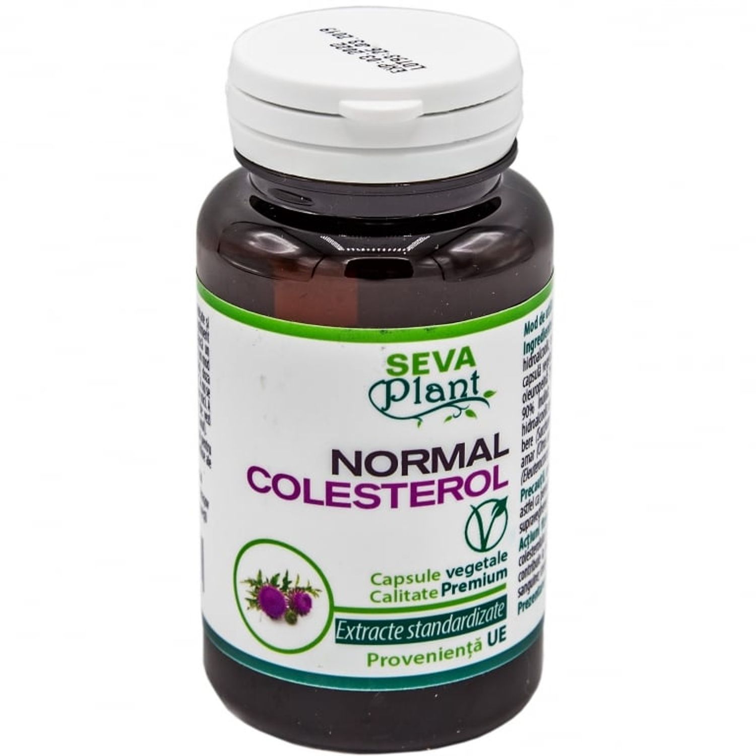 Normal colesterol 60cps - SEVA PLANT fotografia produsului