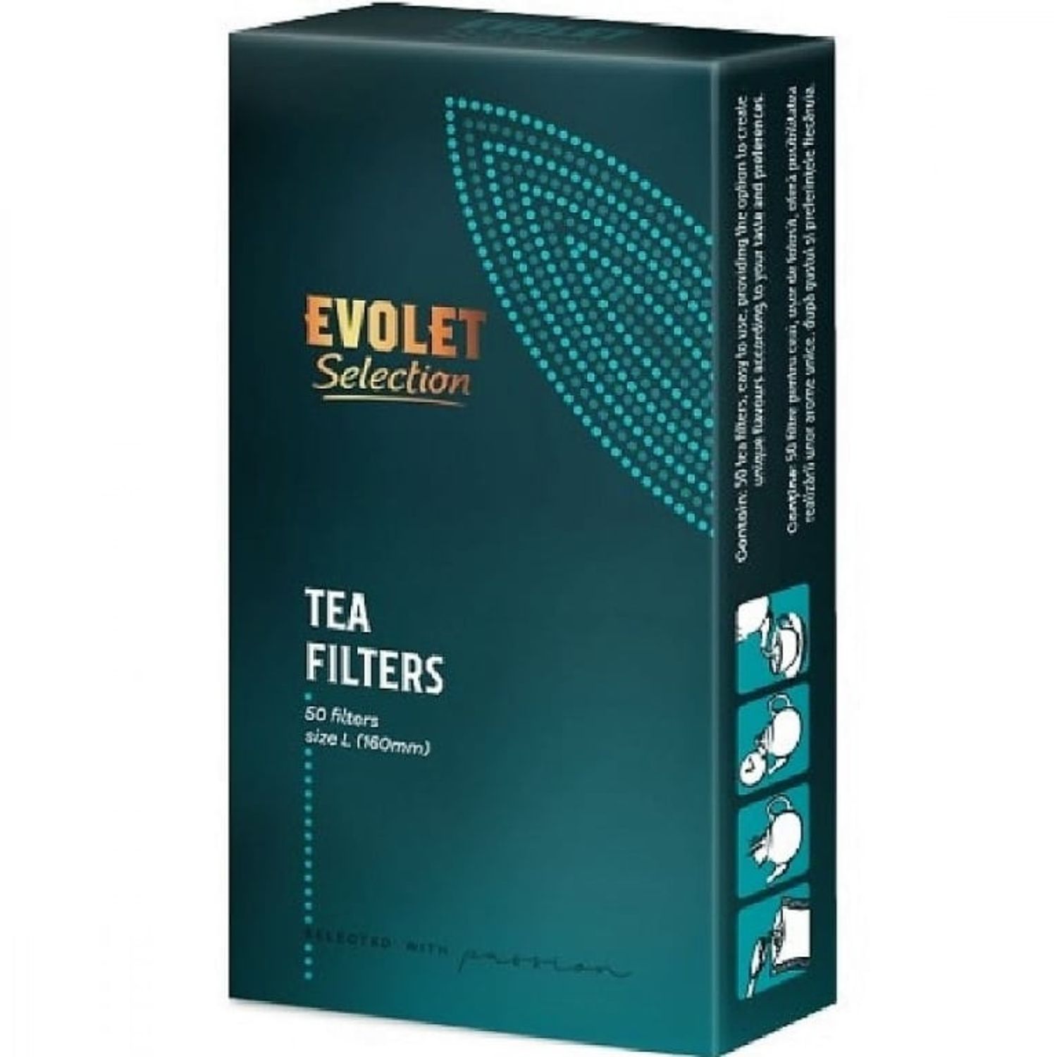 Filtre hartie pt ceai marimea L 50b - EVOLET fotografia produsului