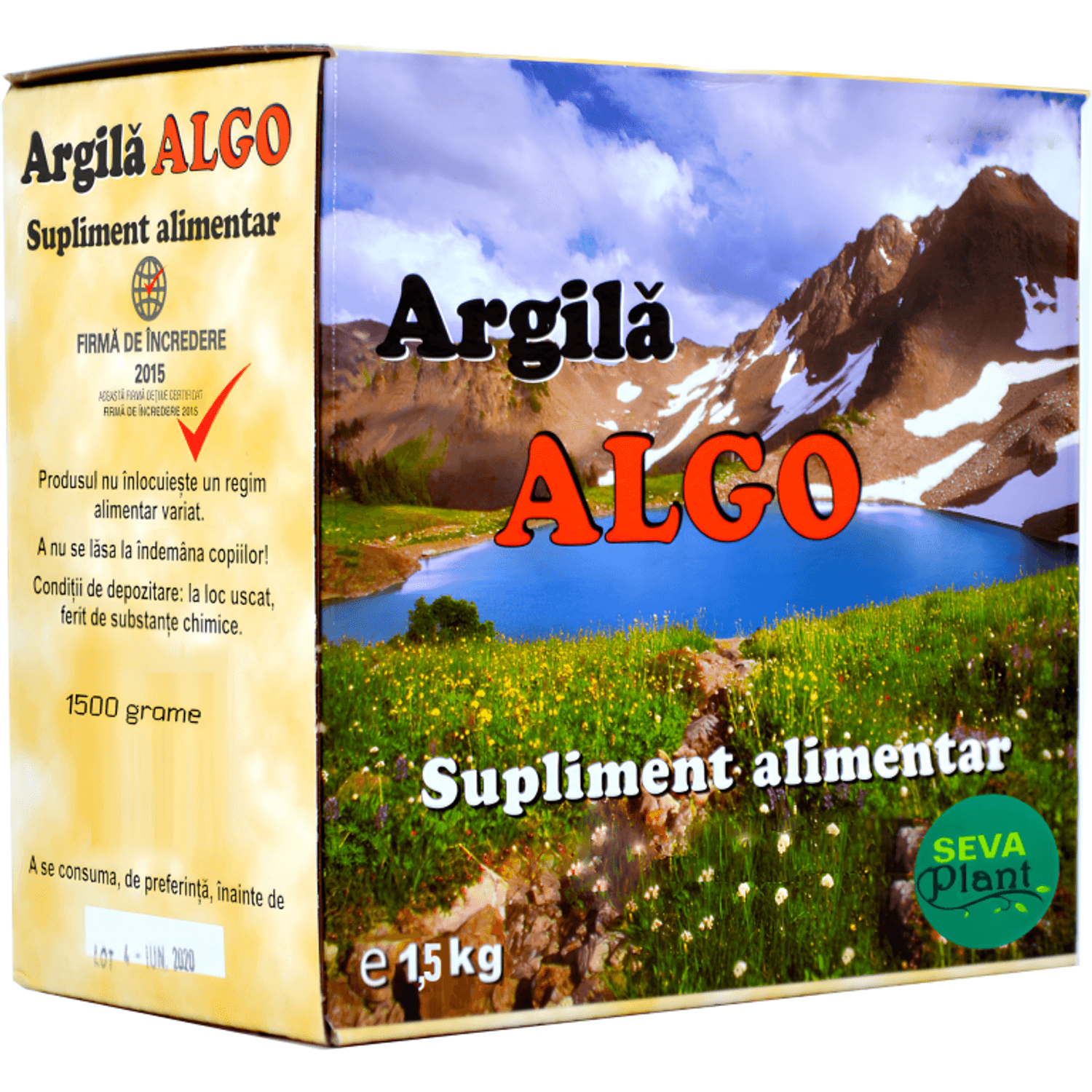Argila Bocan 1,5kg - ALGO fotografia produsului