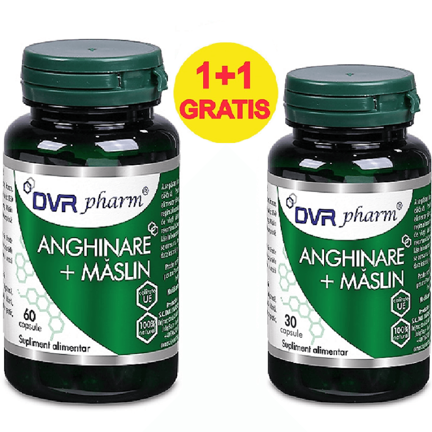 Pachet Anghinare maslin 60+30cps - DVR PHARM fotografia produsului