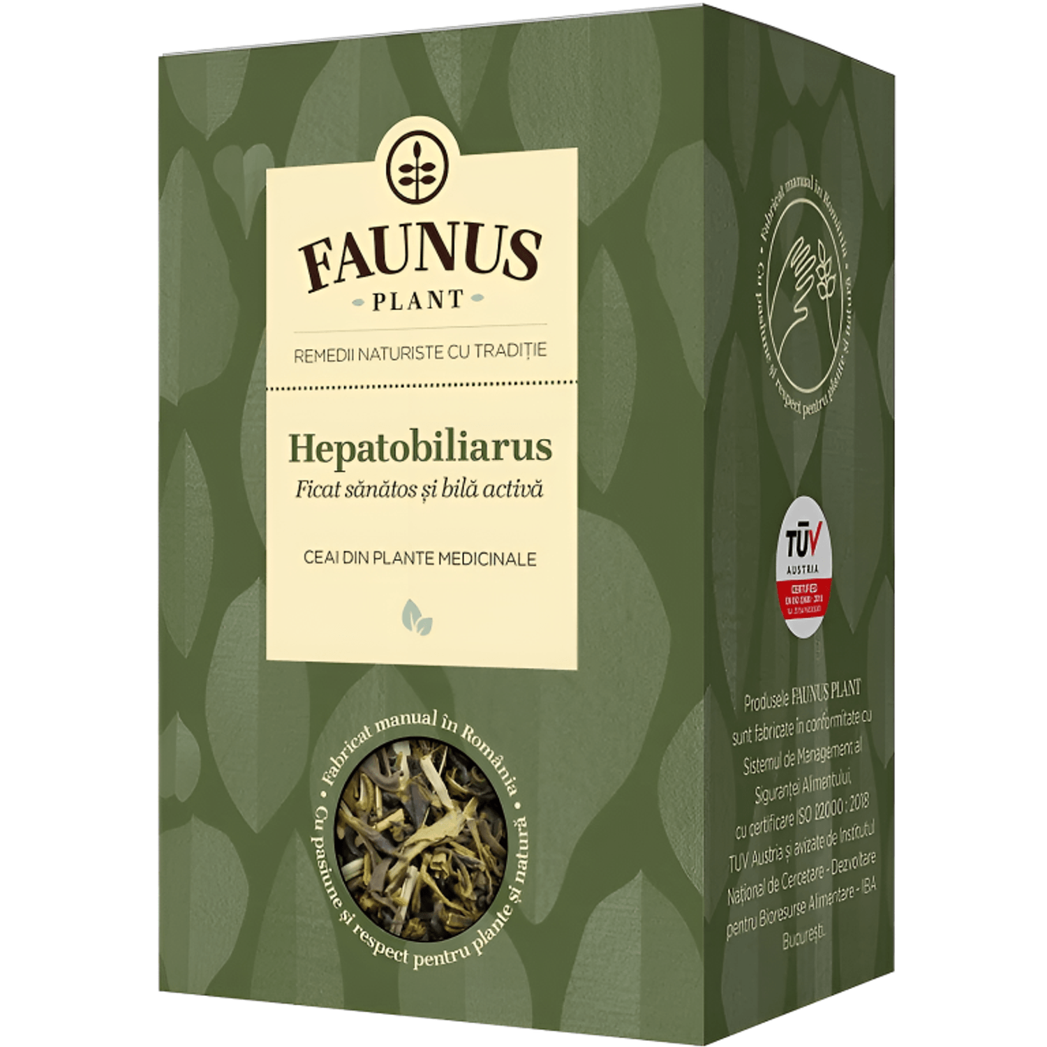 Ceai Hepatobiliarus 90g - FAUNUS PLANT fotografia produsului