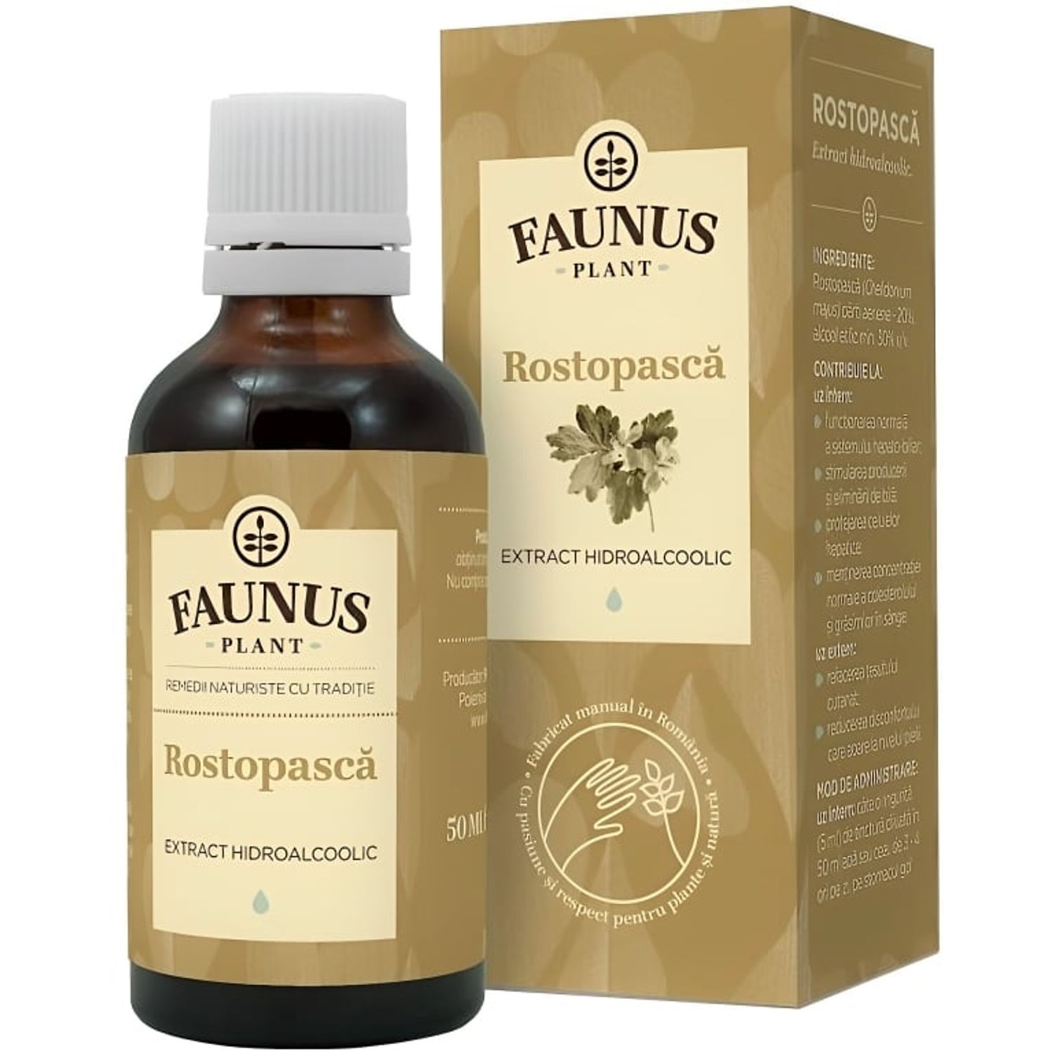 Tinctura rostopasca 50ml - FAUNUS PLANT fotografia produsului