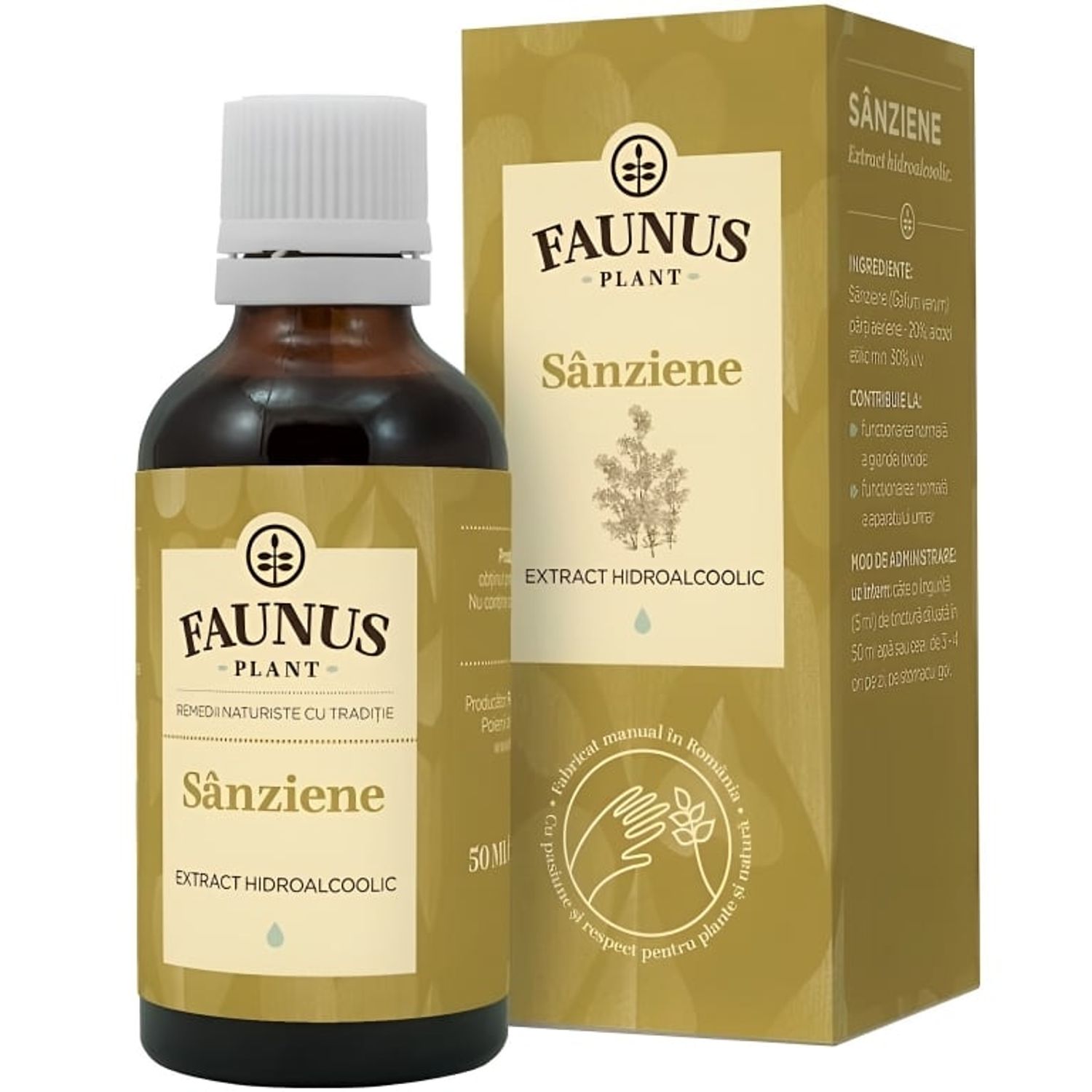 Tinctura sanziene 50ml - FAUNUS PLANT fotografia produsului