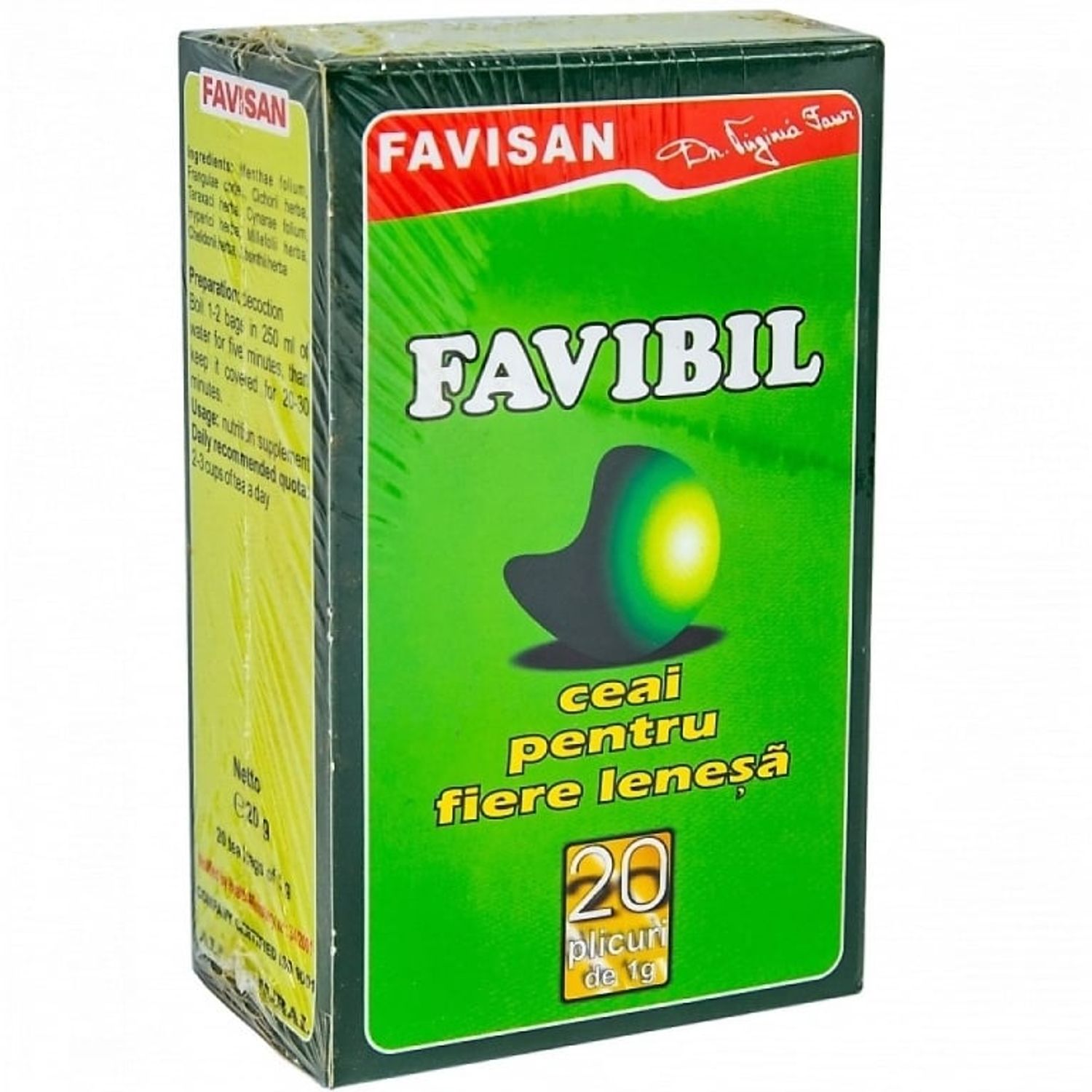 Ceai FaviBil 20dz - FAVISAN fotografia produsului