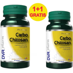 Pachet Carbo chitosan 60+30cps - DVR PHARM fotografia produsului