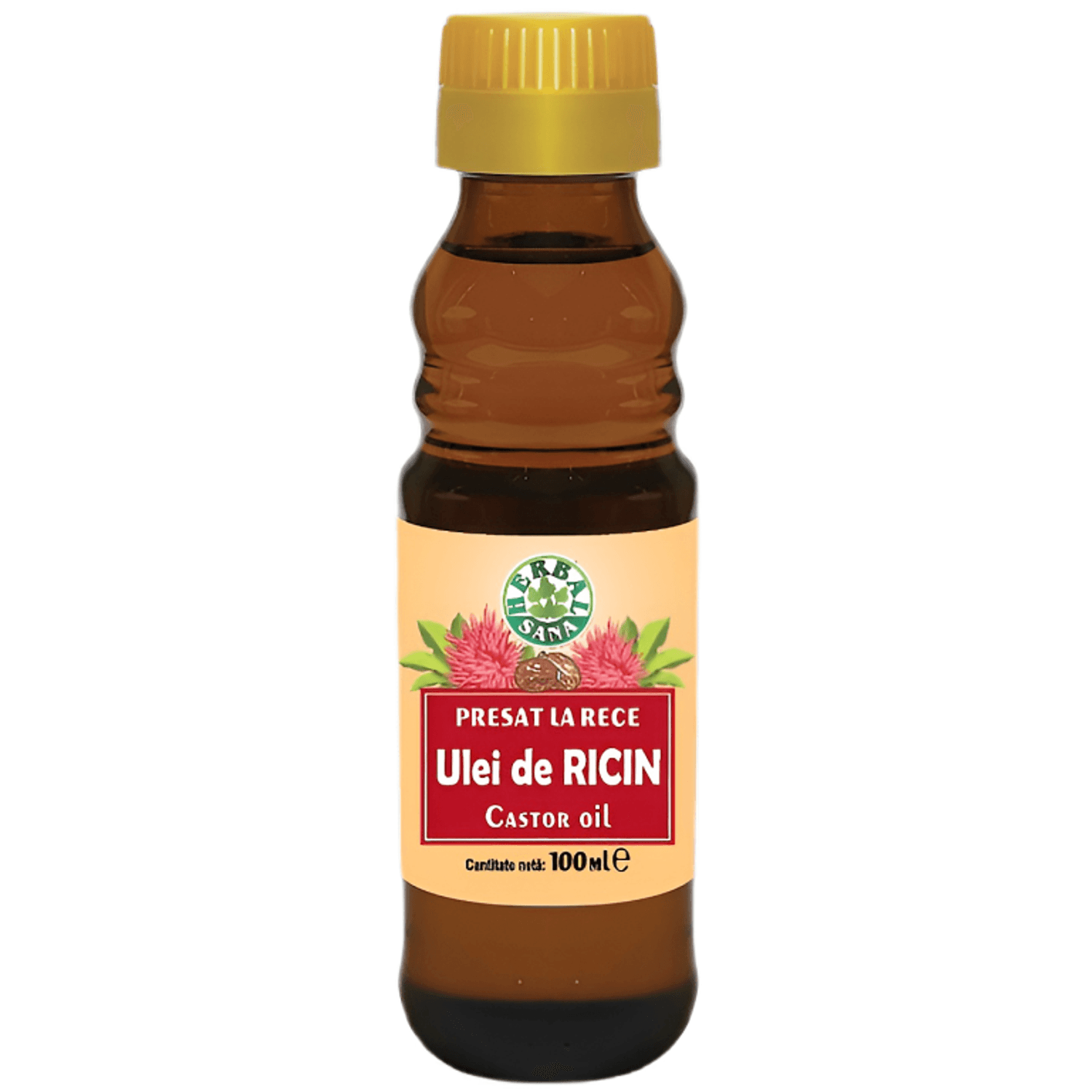 Ulei ricin 100ml - HERBAL SANA fotografia produsului
