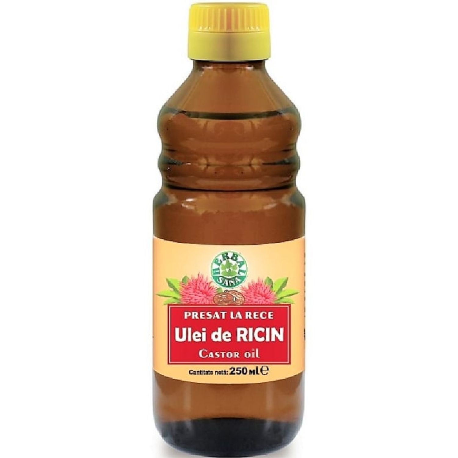 Ulei ricin 250ml - HERBAL SANA fotografia produsului