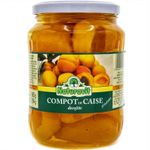 Compot caise decojite jumatati 720ml - NATURAVIT fotografia produsului
