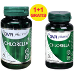 Pachet Chlorella 350mg 60+30cps - DVR PHARM fotografia produsului