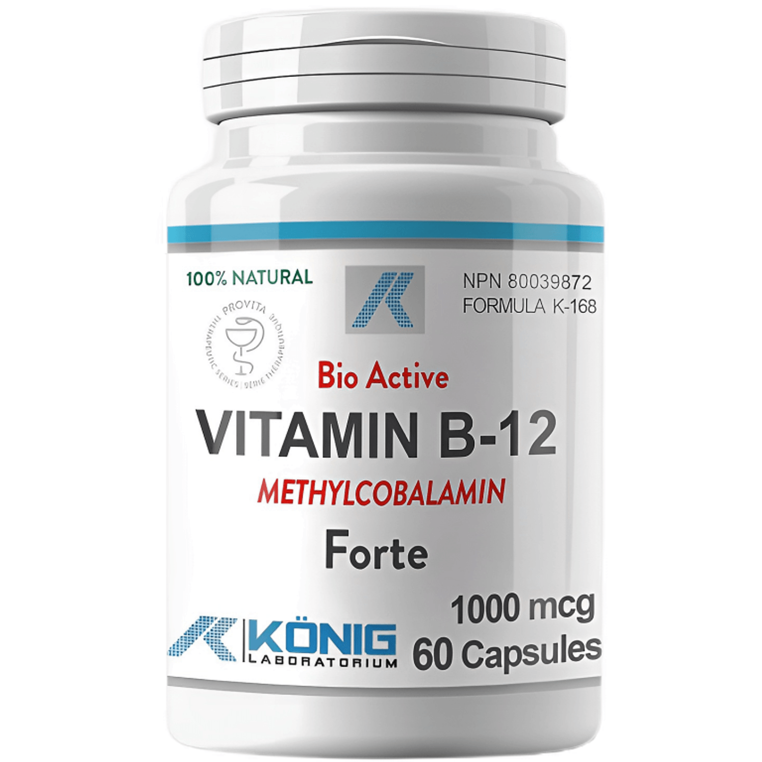 Vitamina B12 [metilcobalamina] forte 60cps - KONIG fotografia produsului