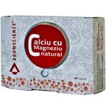 Calciu magneziu natural 20cps - AROM SCIENCE fotografia produsului