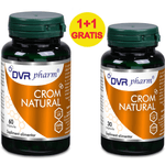 Pachet Crom natural 60+30cps - DVR PHARM fotografia produsului